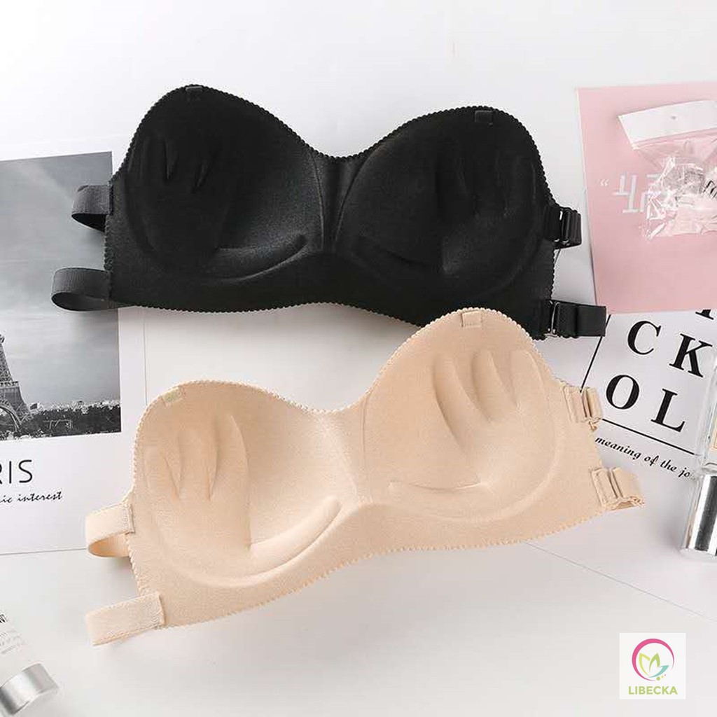 Áo lót bra áobra ngực nữ su đúc bàn tay nâng ngực kèm quai trong tạo khe siêu đẹp AL03