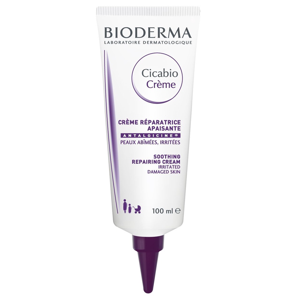 Kem dưỡng da Bioderma Cicabio Creme 100ml, kem dưỡng ẩm, kem phục hồi da - Thi Vũ