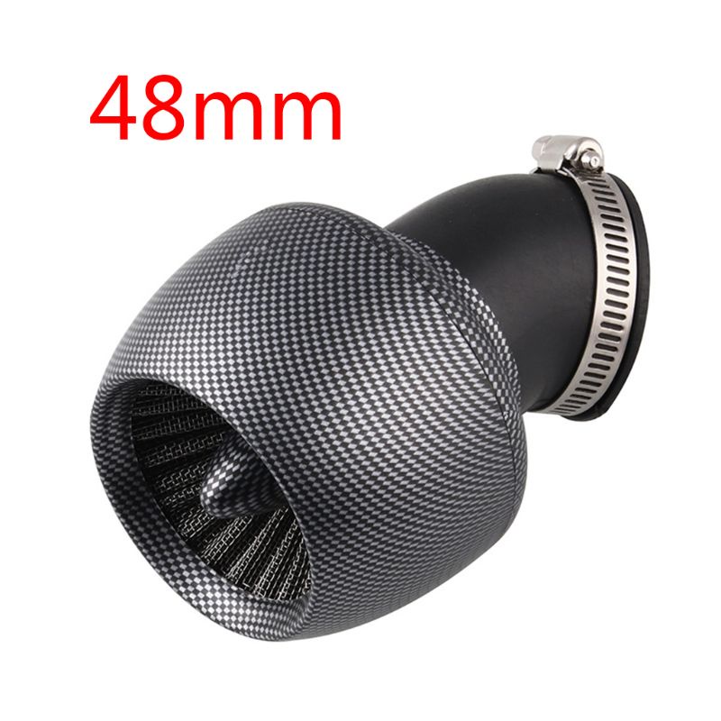 Thiết bị lọc không khí bằng sợi carbon 48mm dành cho 150cc-250cc