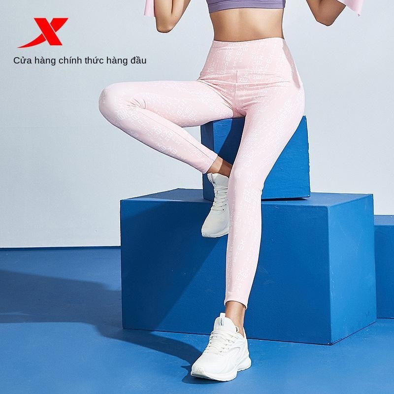 Xtep legging phụ nữ quần thể thao mùa hè quần thể thao mới của phụ nữ quần áo tập thể dục của phụ nữ quần yoga chạy bộ