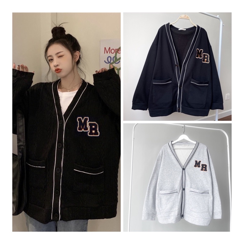 Áo Khoác CARDIGAN MR♥ Bo Viền Chất Nỉ Dày Dặn Form Unisex Nam/Nữ Mặc Cực Đẹp Vải Xịn Đỉnh(Video +Ảnh Thật 100% )