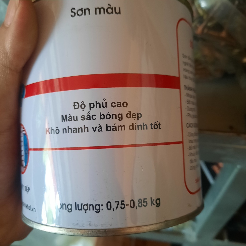 Sơn tổng hợp việt tiệp hộp 0.8kg nhiều màu