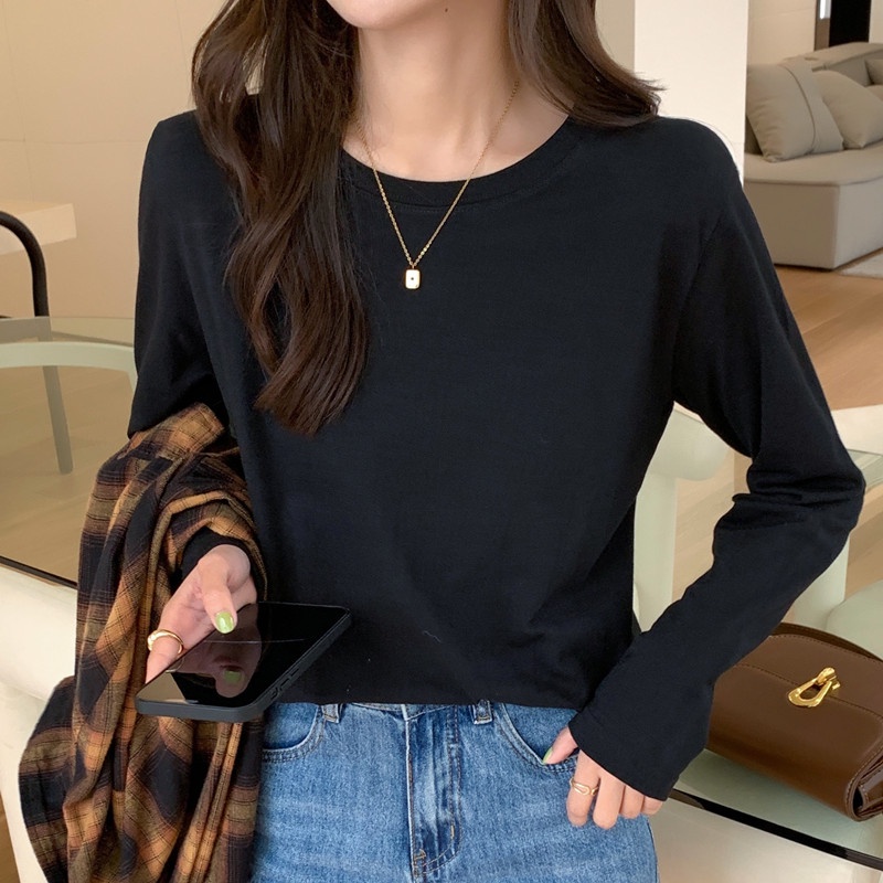NRVP Áo Thun Nữ Dài Tay Thời Trang Hàn Quốc 2023