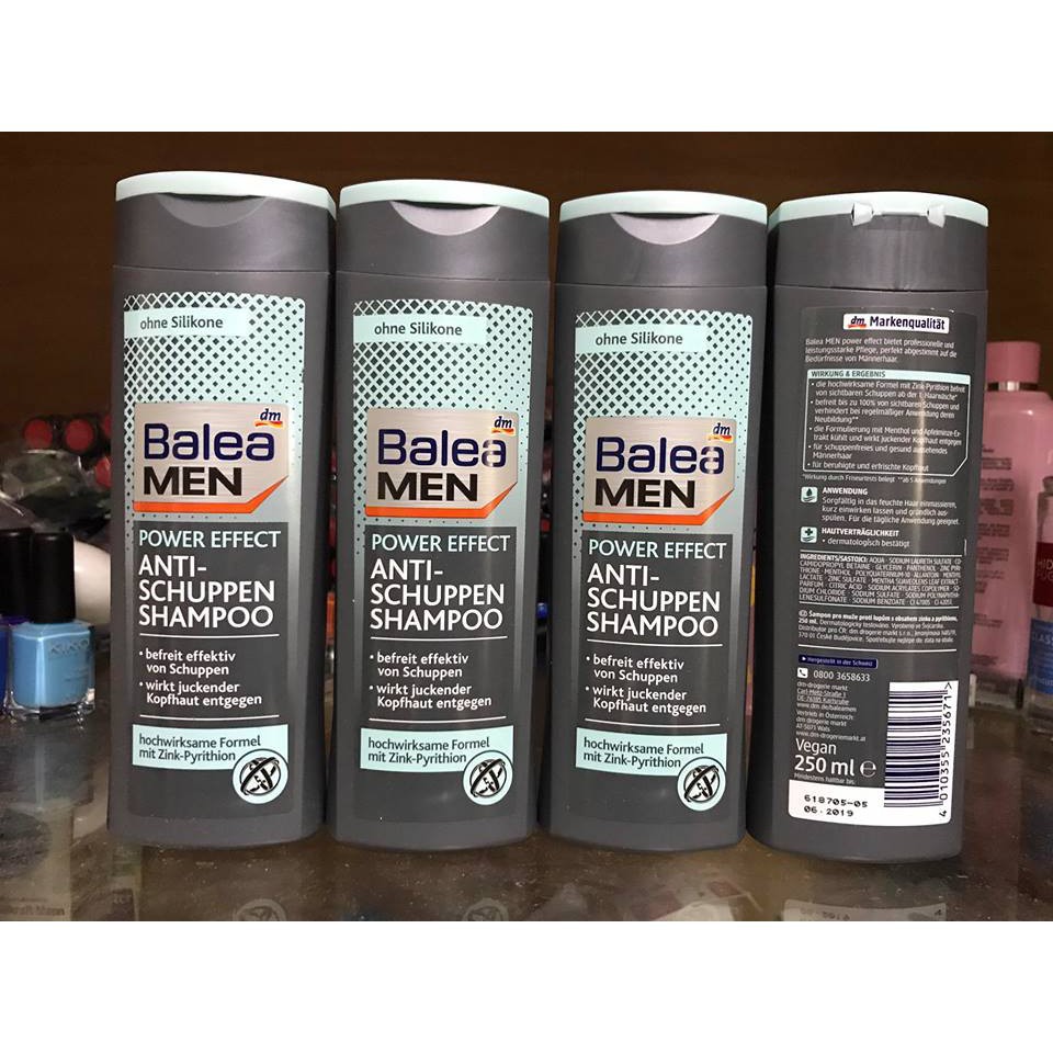 ( Hàng Đức chuẩn)Dầu gội đầu trị gầu Balea dành cho Nam