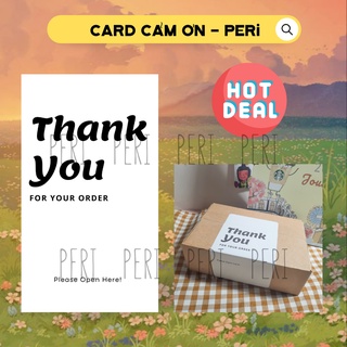 40 tem sticker thank you, nhãn dán cảm ơn size 7.5x13cm, tem dán hộp gói hàng đơn giản, niêm phong