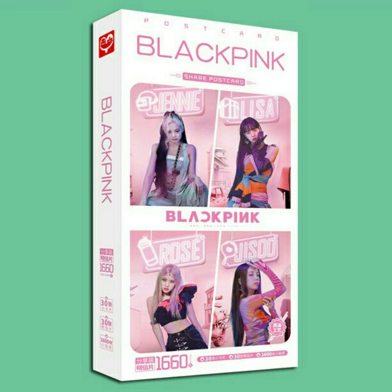 POSTCARD BLACKPINK GỒM 900 ẢNH STICKER LOMO BƯU THIẾP BLACKPINK