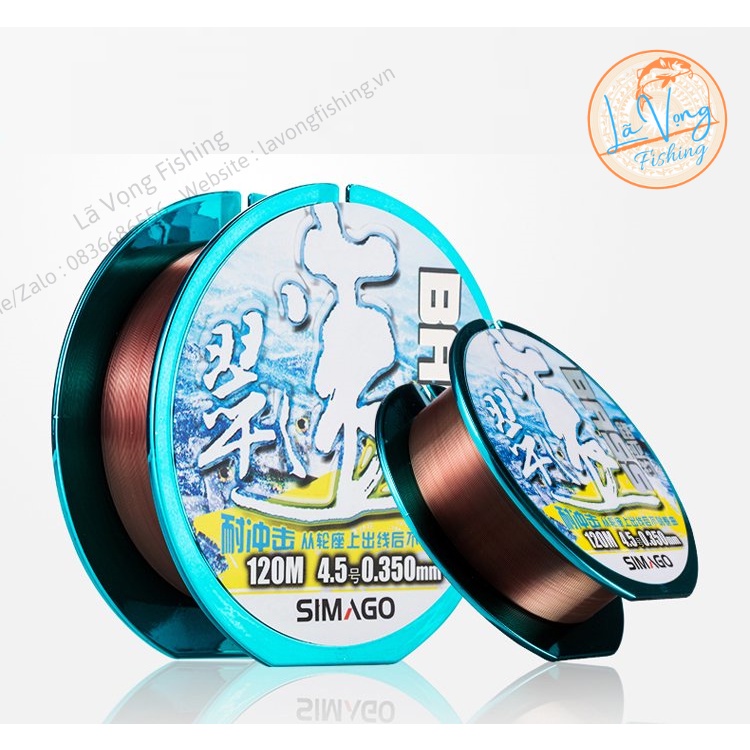 [ Cuộn 120m ] Cước Trục SIMAGO Thúy Viễn Siêu Cường, Trục câu đài chính hãng