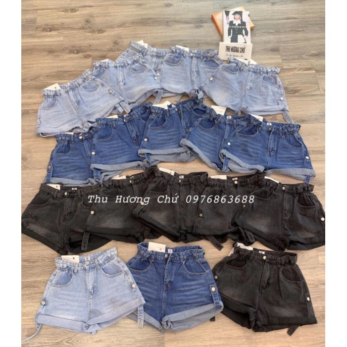 Quần sooc jean chun cạnh hàng QCL1