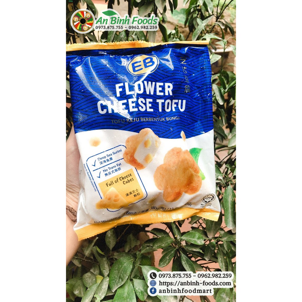 Đậu hũ phô mai Malaysia - Tàu hũ đậu phụ phô mai -Cheese fish tofu - Viên thả lẩu malaysia 500g - An bình food