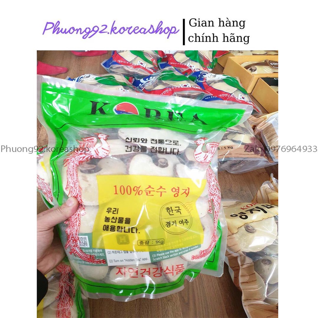 (Hàng chuẩn) Nấm linh chi Kana lá vừa  nội địa Hàn quốc 1Kg | BigBuy360 - bigbuy360.vn