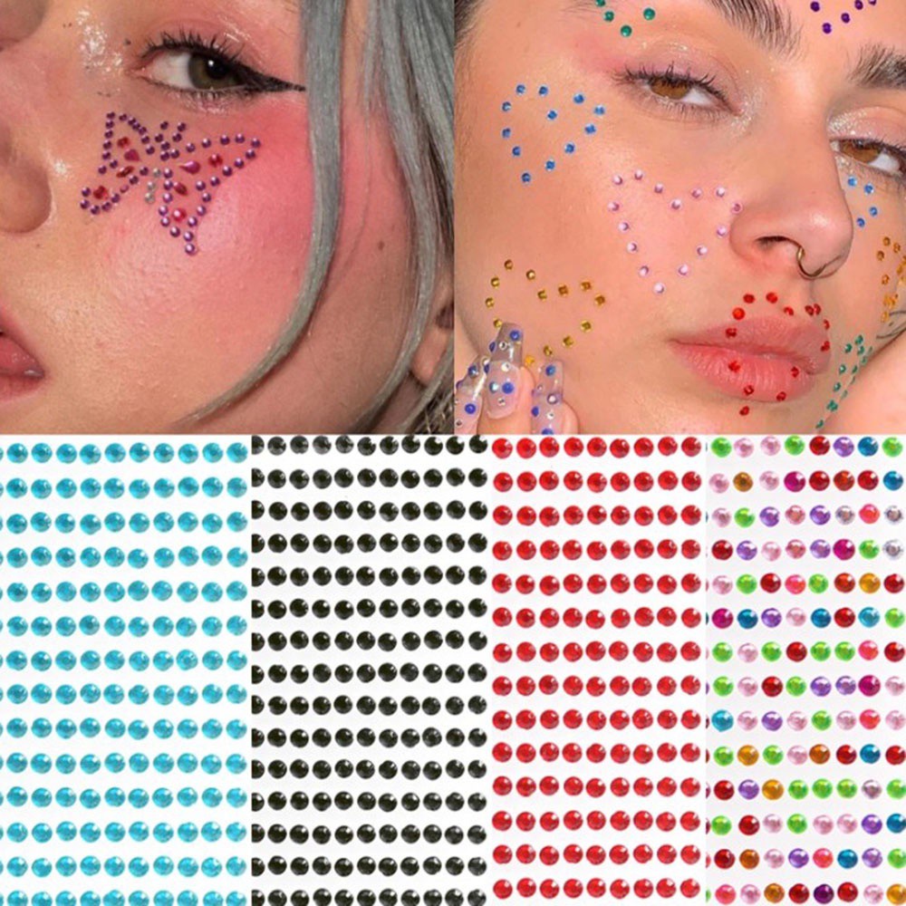 [Hàng mới về] Set 437 Miếng Dán Kim Cương Giả Phong Cách 3d Trang Điểm Mắt/ Lông Mày/ Móng Tay Thủ Công Đa Năng Cao Cấp