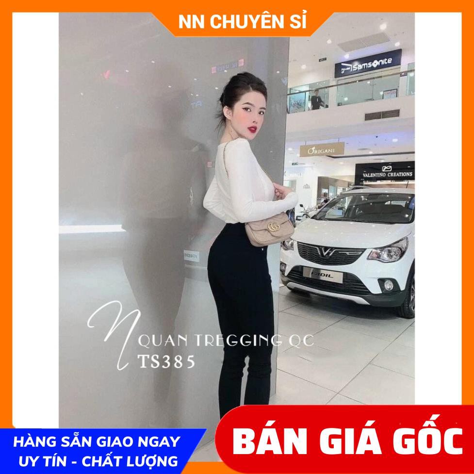 QUẦN TREGGING THÊU 1 ONG CD CAO CẤP TS385 ⚡HÀNG ĐẸP ⚡