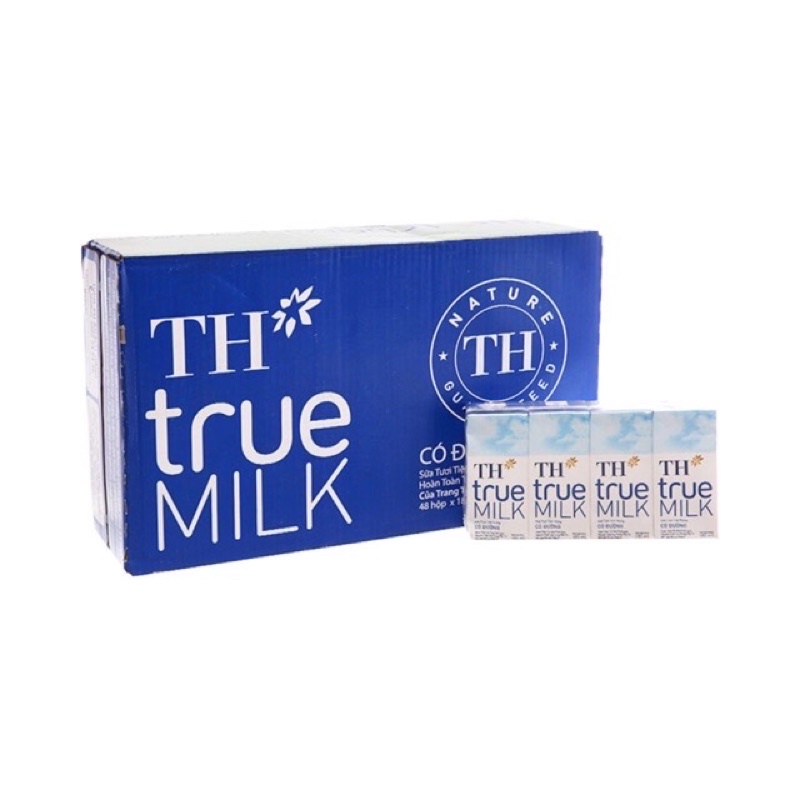 Thùng TH true milk 180ml có đường