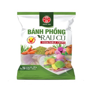 Bánh phòng chay rau củ quả bích chi
