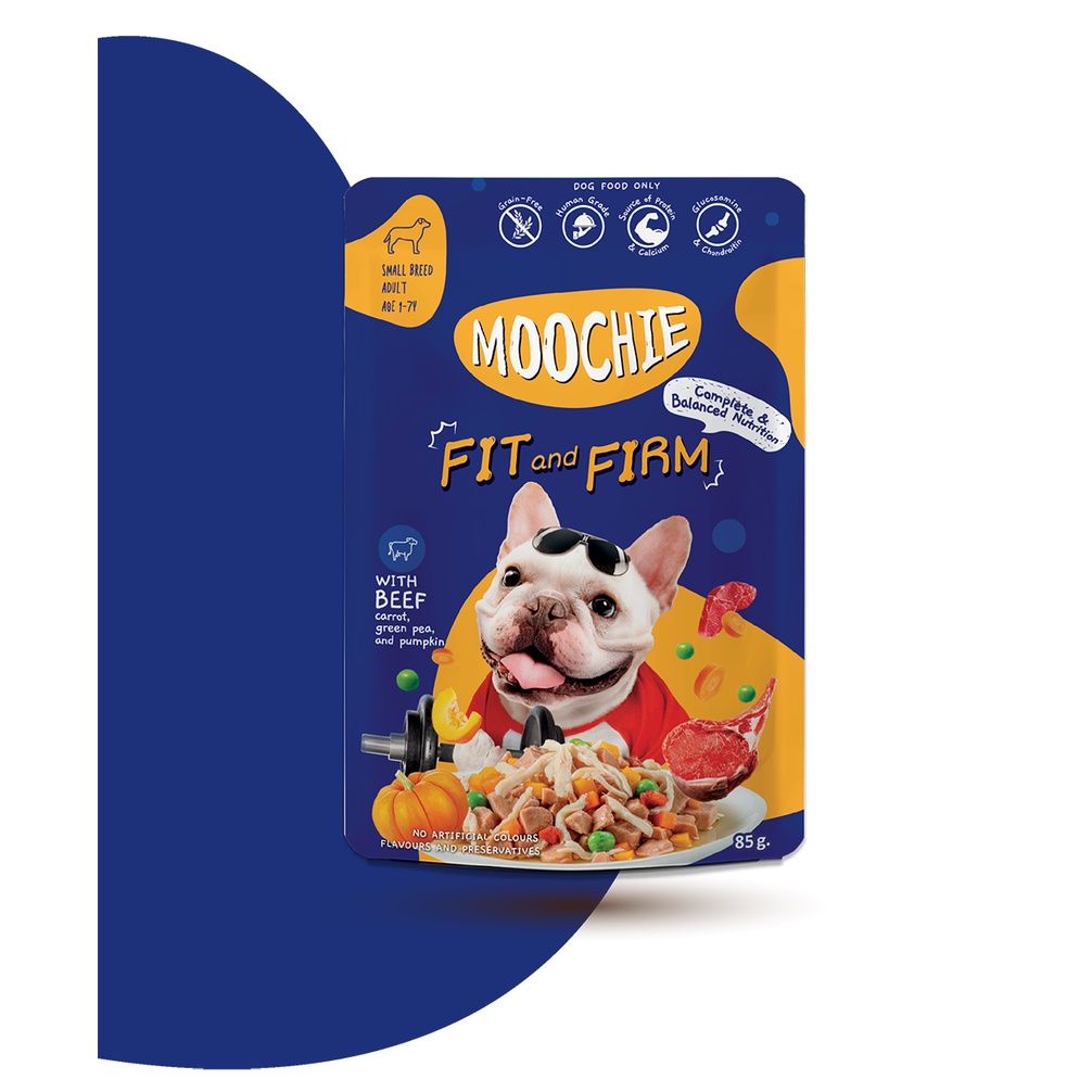 Pate Moochie cho chó giàu dính dưỡng gói 85g