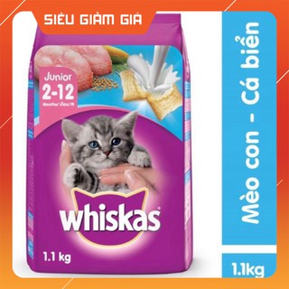 Thức ăn cho mèo con whiskas junior 1.1kg