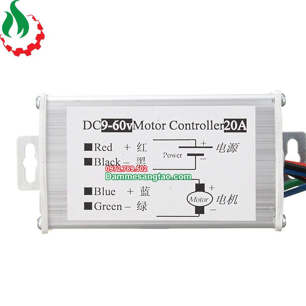 Mạch điều khiển tốc độ động cơ DC 1200W có đảo chiều