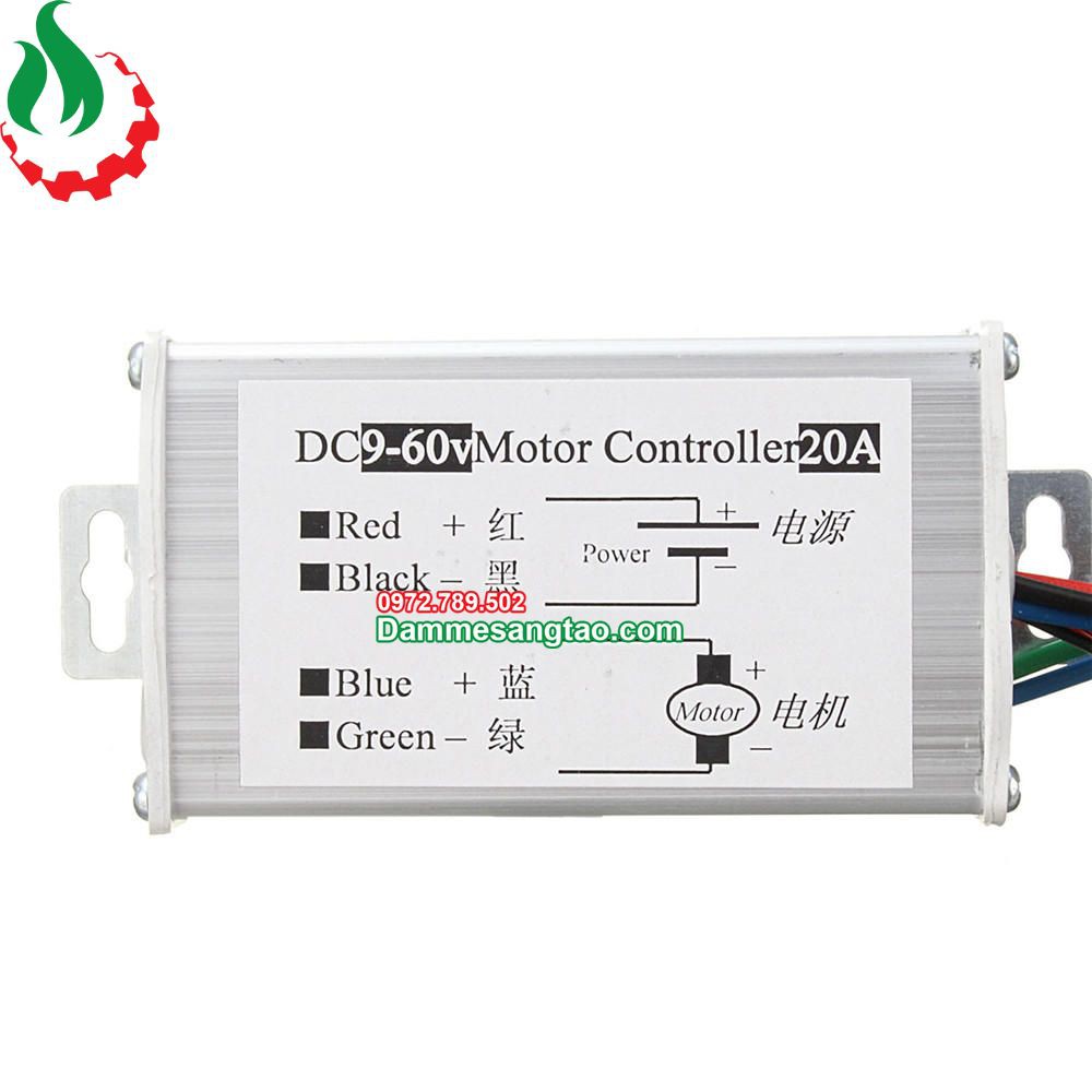 DMST Mạch điều khiển tốc độ động cơ DC 1200W có đảo chiều