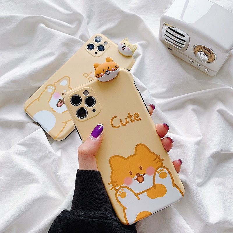 Ốp lưng iphone leo IMD Mèo - Dog Cute 7plus/ 8plus / x /xs /xsmax/11/ /11 promax/12/12pro/12promax  DT07- Dino Case