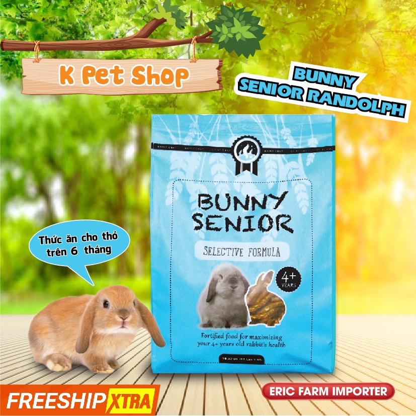 Nén Bunny Senior Thỏ Bọ Chinchilla Sóc  FREE SHIP  Thức Ăn Dinh Dưỡng Cao Cấp Bọ Chinchilla Sóc Randolph Bunny Senior