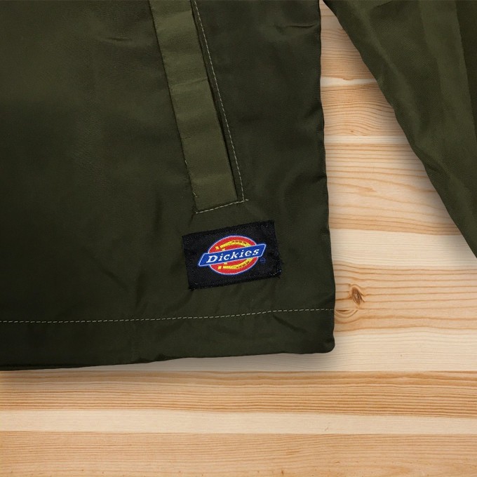 Áo Khoác Gió Màu Xanh Lá Và Đen Thương Hiệu Dickies Chính Hãng