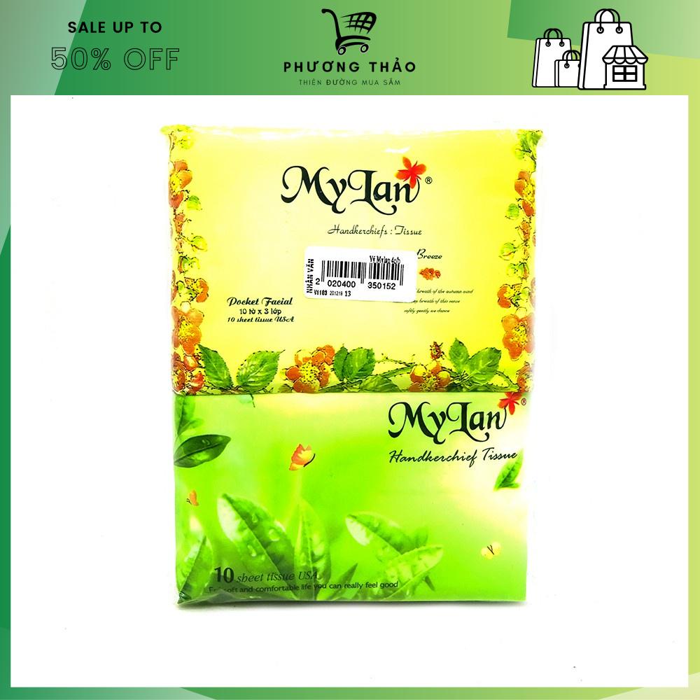 COMBO 10 GÓI GIẤY ĂN VÍ MYLAN NHỎ GỌN TIỆN DỤNG SIÊU RẺ GIÁ TỐT