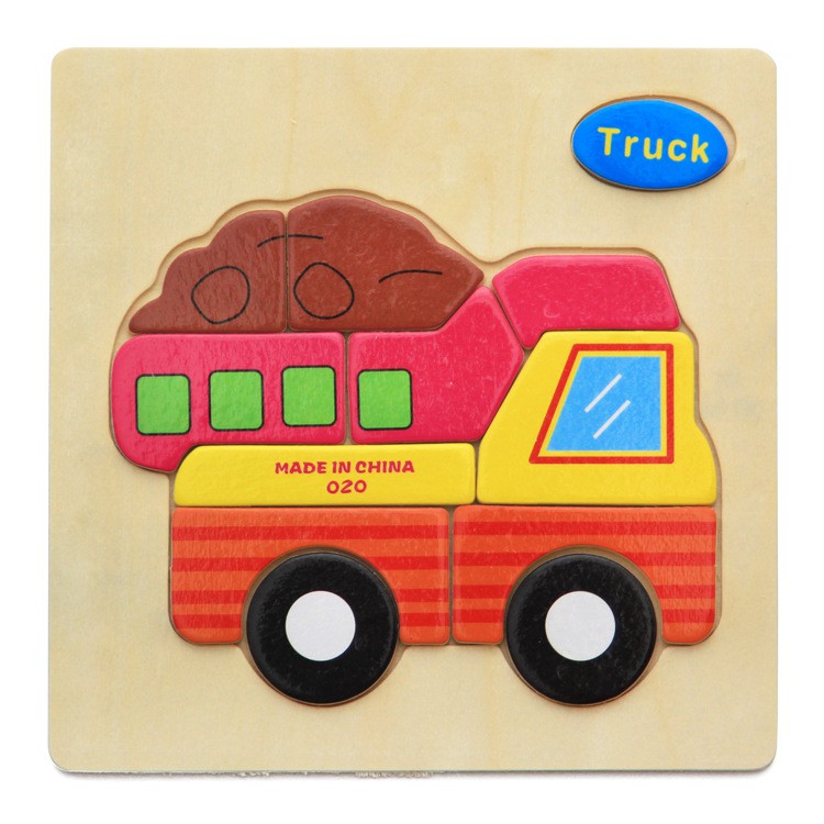 Combo 5 tranh ghép hình nổi 3D đáng yêu
