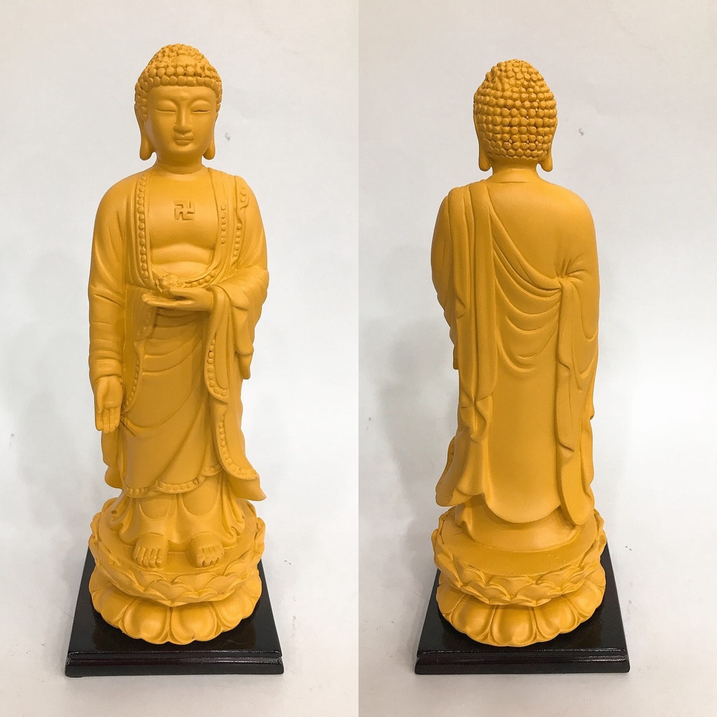 Tượng Phật để xe Phật A Di Đà đứng 20cm