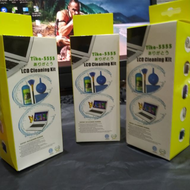 Bộ vệ sinh Laptop, Máy tính TIKA-5555. Dụng cụ vệ sinh laptop, điện thoại, LCD, Ipad tiện lợi
