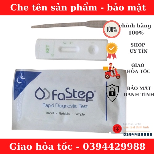 Que test thử ketamin bằng nước tiểu Fastep Mỹ, xét nghiệm ketamin, test nhanh ketamin