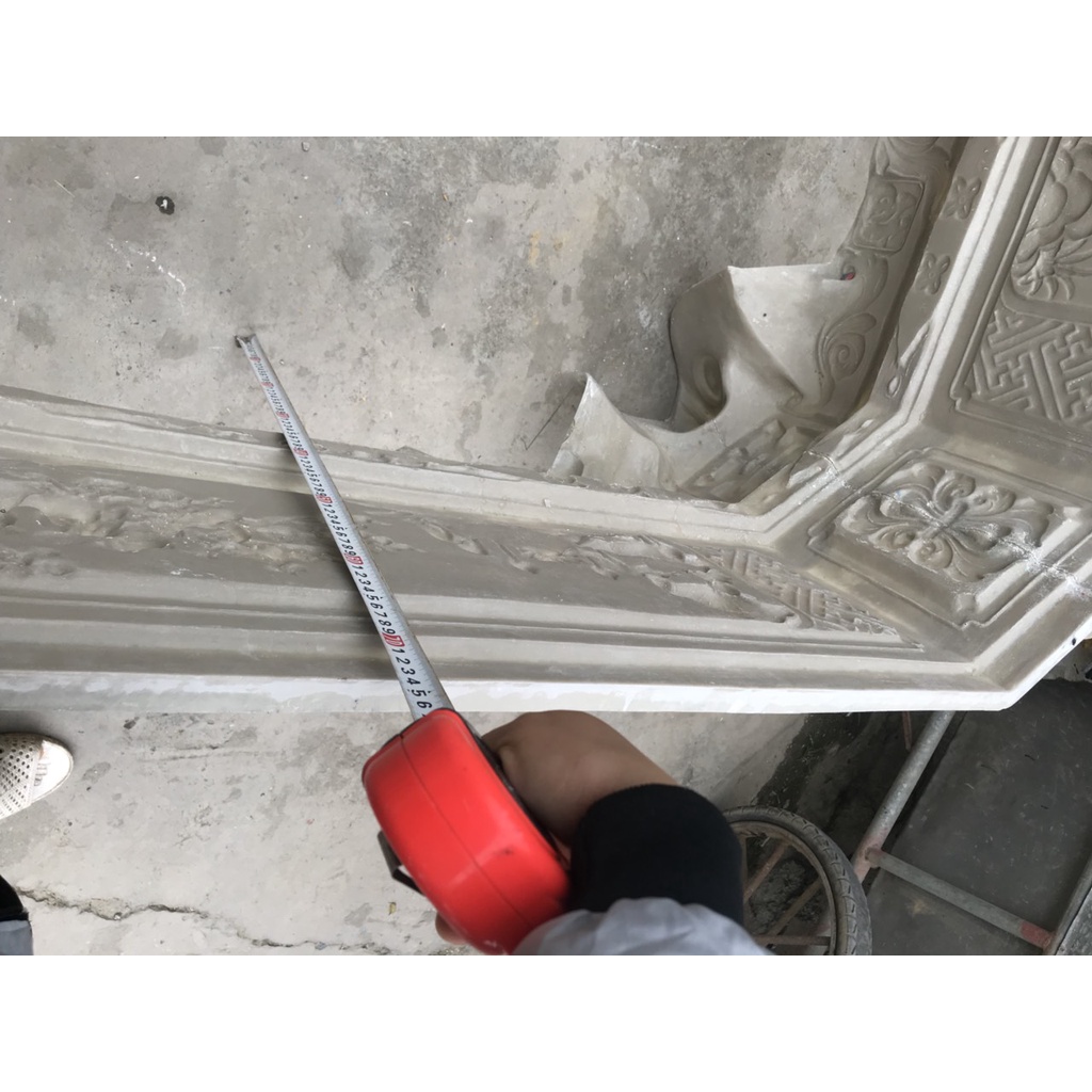 Khuôn đúc chậu vuông vát góc rộng 1.4m cao 70 cm nhựa compsoite không lòng trong