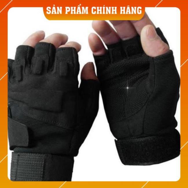 [FreeShip – Giảm 30k] Găng Tay Tập GYM Tập Tạ Đi Xe Máy Đi Phượt - Bao Tay Phượt Lính Mỹ Blackhawk