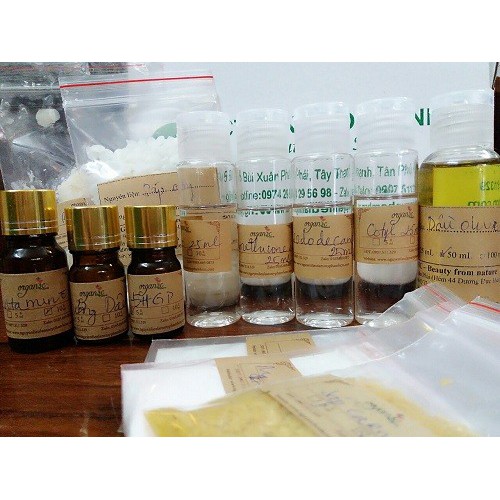 BỘ KIT NGUYÊN LIỆU 50 THỎI (SON SÁP LÌ)