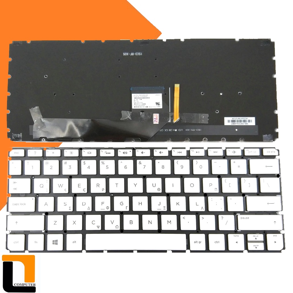 BÀN PHÍM LAPTOP HP ENVY 13-D (MÀU BẠC) CÓ ĐÈN