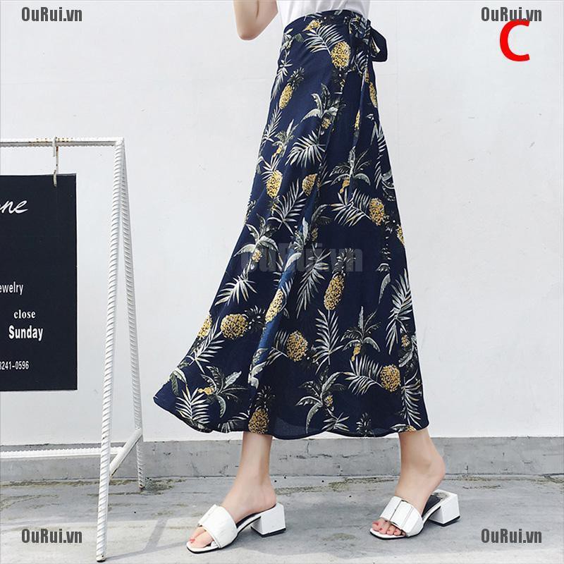 Chân Váy Dài Thời Trang retro Xinh Xắn Dành Cho Nữ