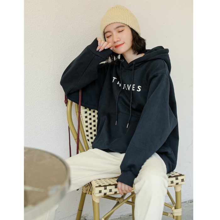 Áo Hoodie HY KOREA Vải Nỉ Nam Nữ THIEVES 415