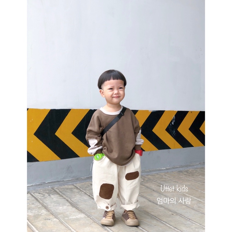 ÁO SWEATER CHO BÉ GÁI VÀ BÉ TRAI PHONG CÁCH HÀN QUỐC 1568 FORM CHUẨN SIZE