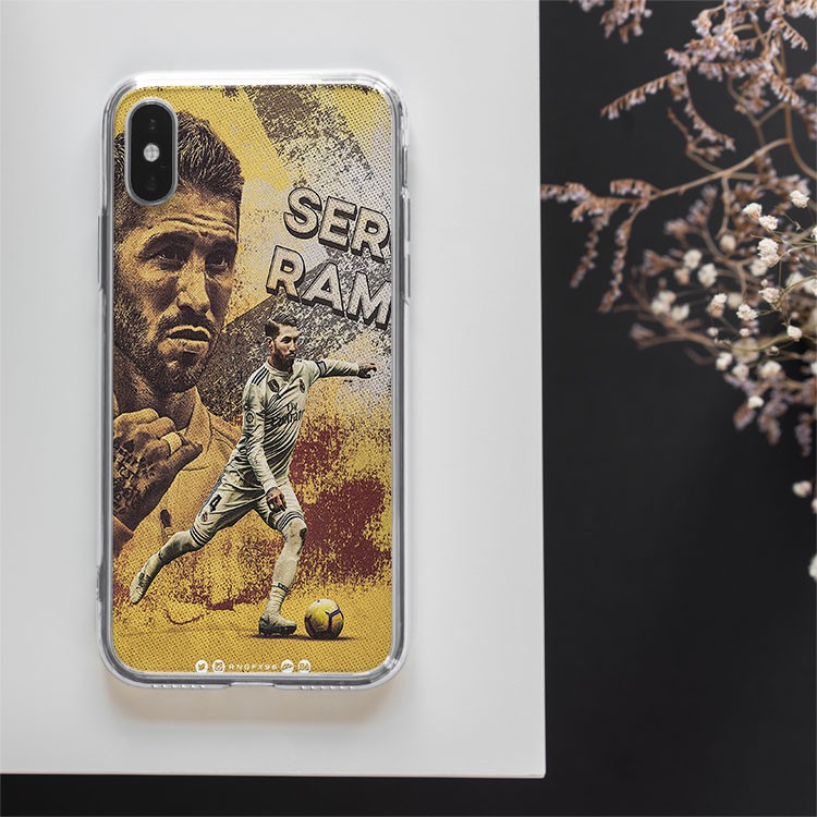 Ốp lưng in hình cầu thủ Sergio Ramos Iphone 7/7Plus/8/8Plus/X/Xs/Xs Max/11/11 Promax/12/12 Promax FOO20210170