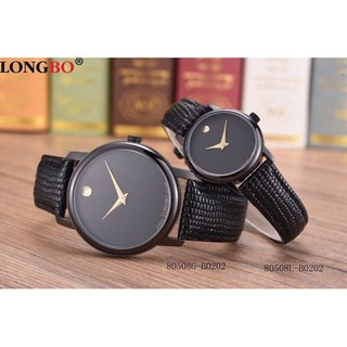 Đồng hồ cặp LongBo dây da