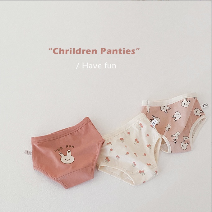Set 3 quần chip/boxer cotton họa tiết thú cưng cho bé Q888 [Đọc kỹ phần mô tả]