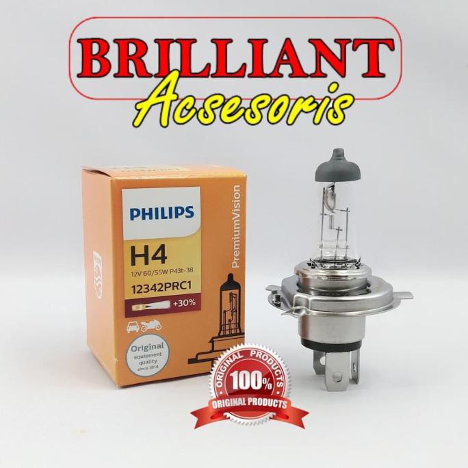 Bóng Đèn Halogen Philips - H4-12V 60 / 55w - 27e7 Chuyên Dụng Cho Xe Hơi