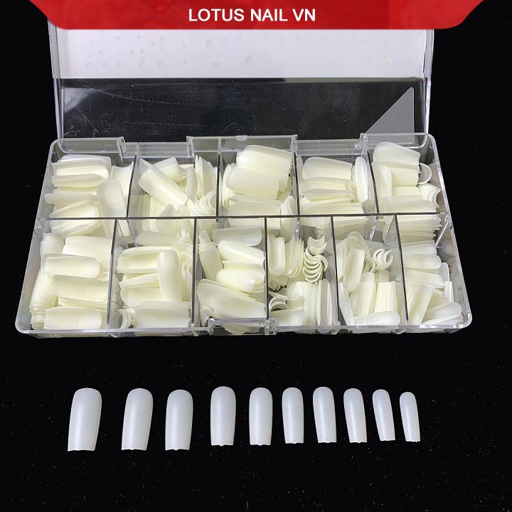 Móng úp JIELIYA vuông chuẩn phom, đủ size từ 0-9 (tem đỏ)