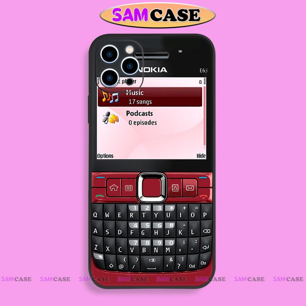 Ốp lưng điện thoại iPhone Nokia cạnh viền vuông silicon dẻo bảo vệ camera ip 6/6s/7/8/X/XS/XR/11/12/13/14 Pro Plus Max