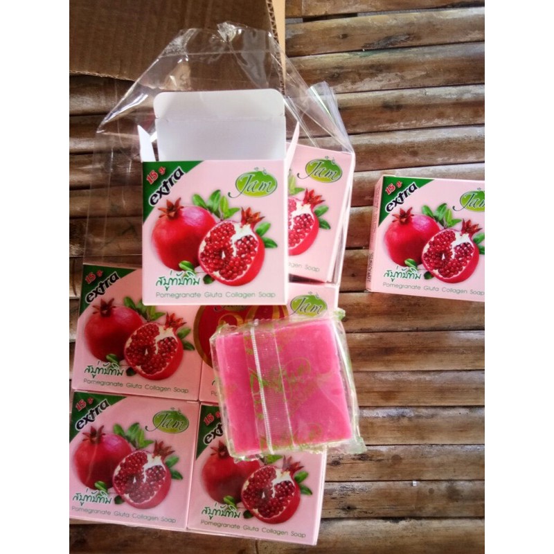 Xà Phòng Lựu Thái Lan Sạch Da Sáng Da Ngăn Mụn Hàng Loại 1