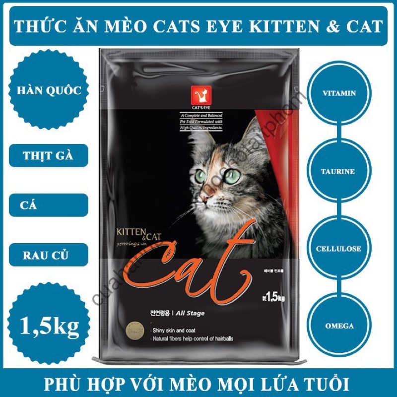 Thức ăn hạt khô cho mèo cao cấp Hàn Quốc Catsrang / Hạt Cat’s eye/Reflex