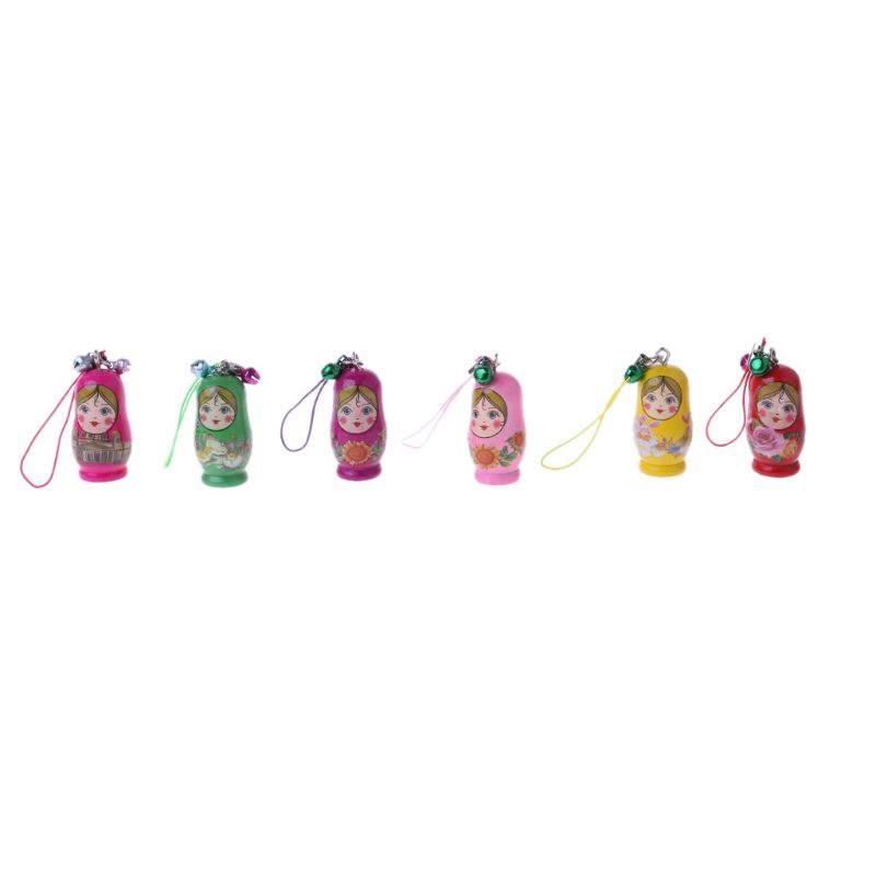 Móc khóa búp bê Nga Matryoshka dễ thương