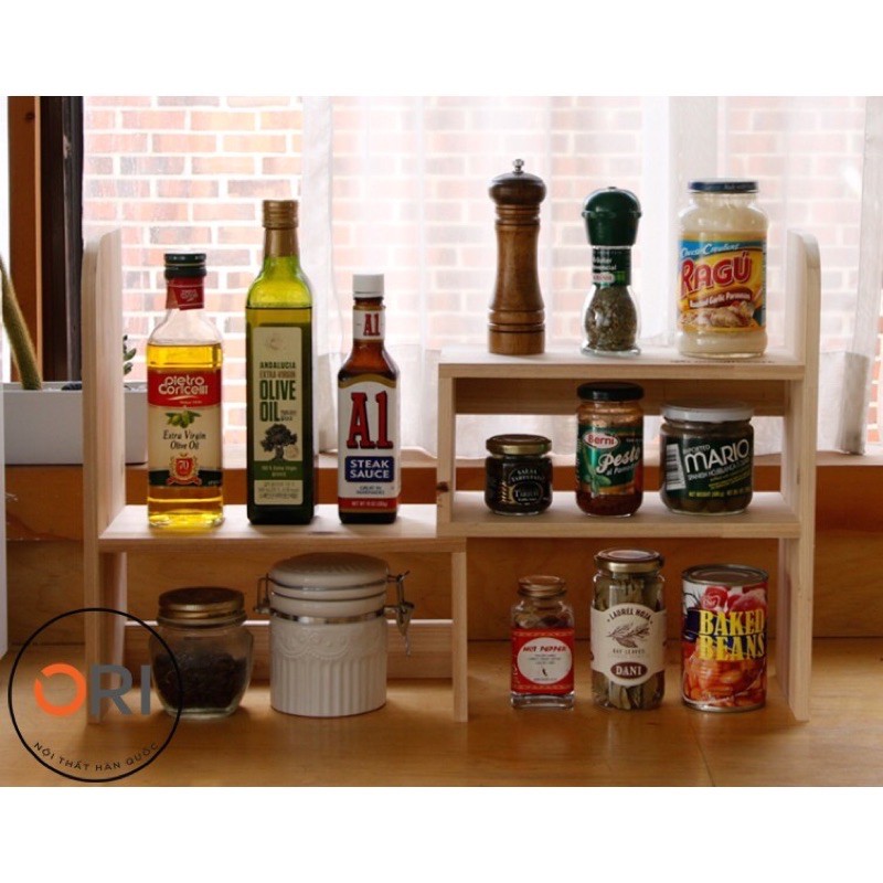 Giá/Kệ Để Gia Vị , Đồ Trang Trí Gỗ Thông Nhập Khẩu ( Giá Xưởng)