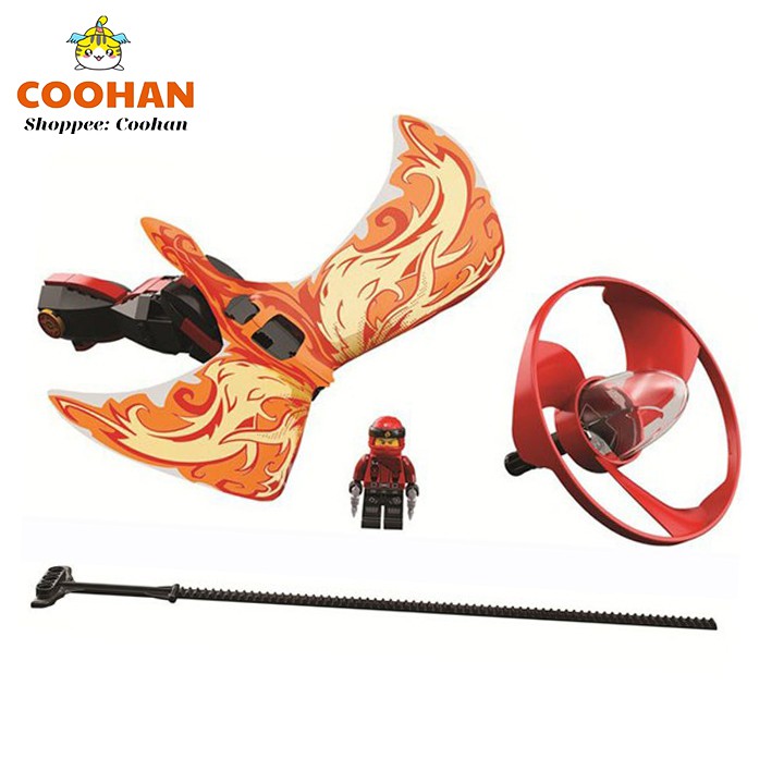 Lego con quay Ninja Go Lốc xoáy rồng điện mẫu mới nhất