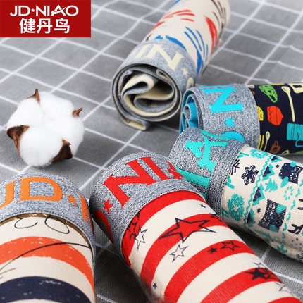 Combo Hộp 5 Quần Lót Nam Boxer Bigsize Cao Cấp Chính Hãng JD NIAO