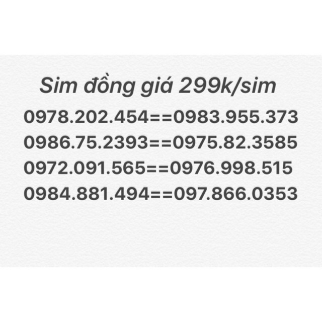 ❤️sim viettel 10 số đầu cổ 097,098